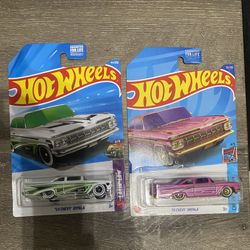 59 💚ImpalaS Hot Wheels Pink Impala Rare To Find💕💕