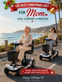 🎁 WHAT’S THE PERFECT GIFT THIS HOLIDAY SEASON? ❤️ GIVE THE GIFT OF FREEDOM — A 2026 MOBILITY SCOOTER!