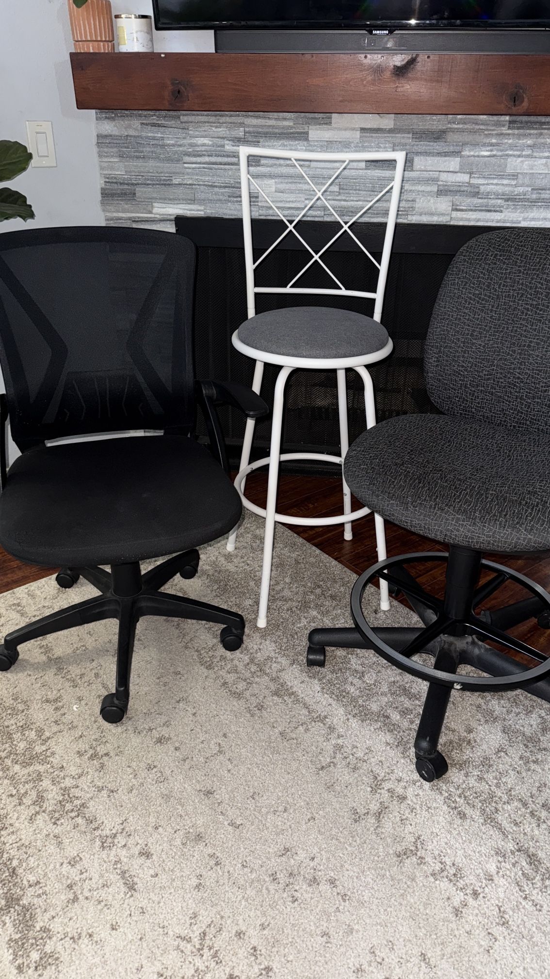 2 Chairs & Stool $35 (OBO)