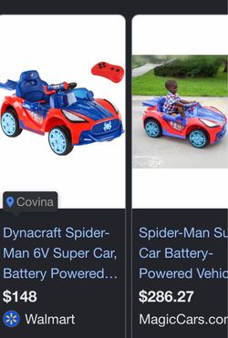 Spider-Man automatic car