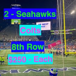 Seahawks Colts Tickets 