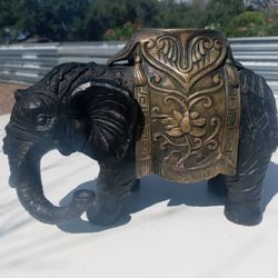 19th Century Indian Antique Bronze Elephant