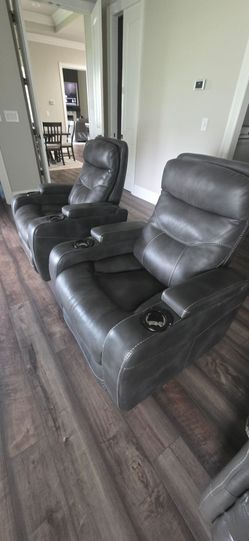 Leather chairs