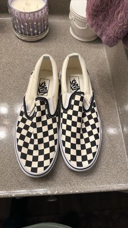 Vans Black Checker Shoes