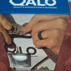 (SB - 1)   QALO MEN'S SILICONE RING WHITE SIZE 12