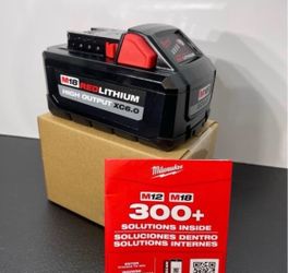Milwaukee new 6ah battery high output