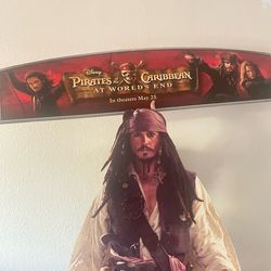Disney Pirates of the Caribbean: At World's End Promotional Cardboard Standee