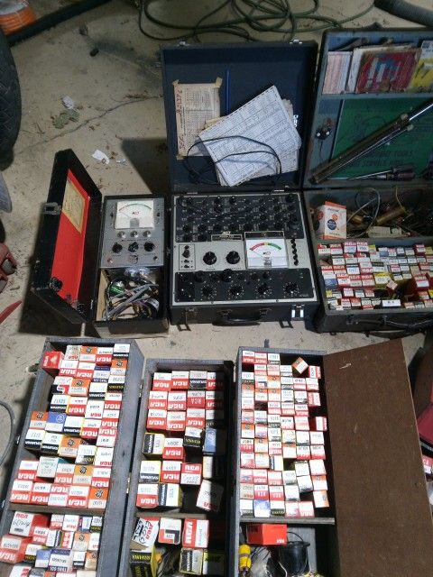 Vintage TV Tube Testers & Tubes