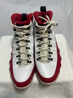 Air Jordan 9 Retro White Red Sneakers