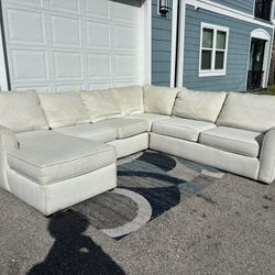 Cream Sectional Couch Kevin Charles