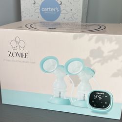 Zomee Nursing Double Electric Pump With Accessories 