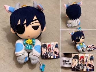 Black Butler Ciel Phantomhive Plush with Tags