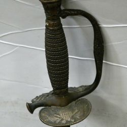 Rare Vintage Springfield Post Civil War Armory Sword w C.G.S initials model 1860 please look at all the picture. antique item .  sword only.   The mod