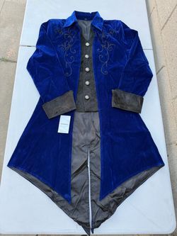 Tailcoat jacket steampunk gothic medieval frock coat