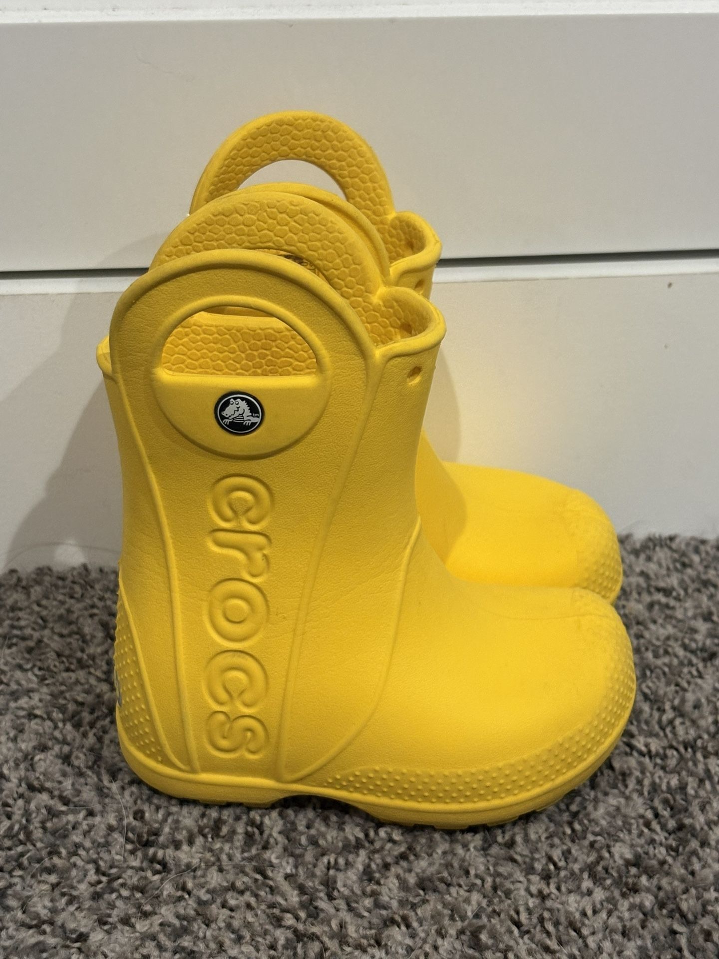 Crocs Toddler Light Weight Rainboots Size 6c