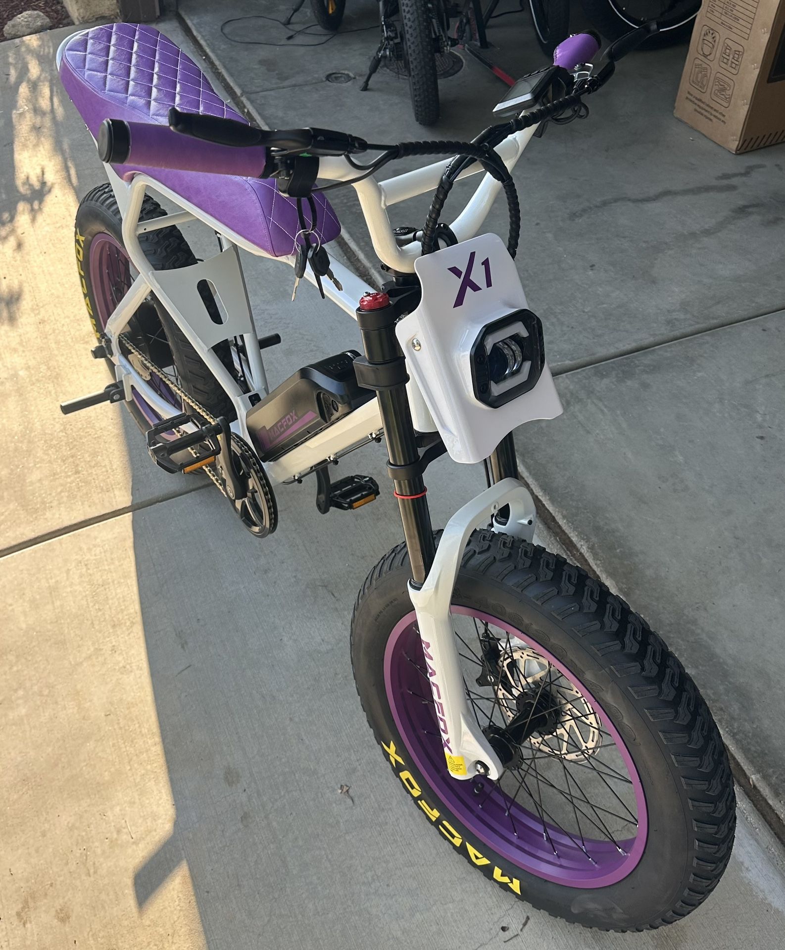 Macfox X1S X Bs.zay -Black / Purple