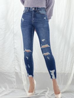 Kancan High Rise Ankle Skinny