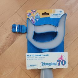2025 Disneyland 70th Key With Original Silver Pin