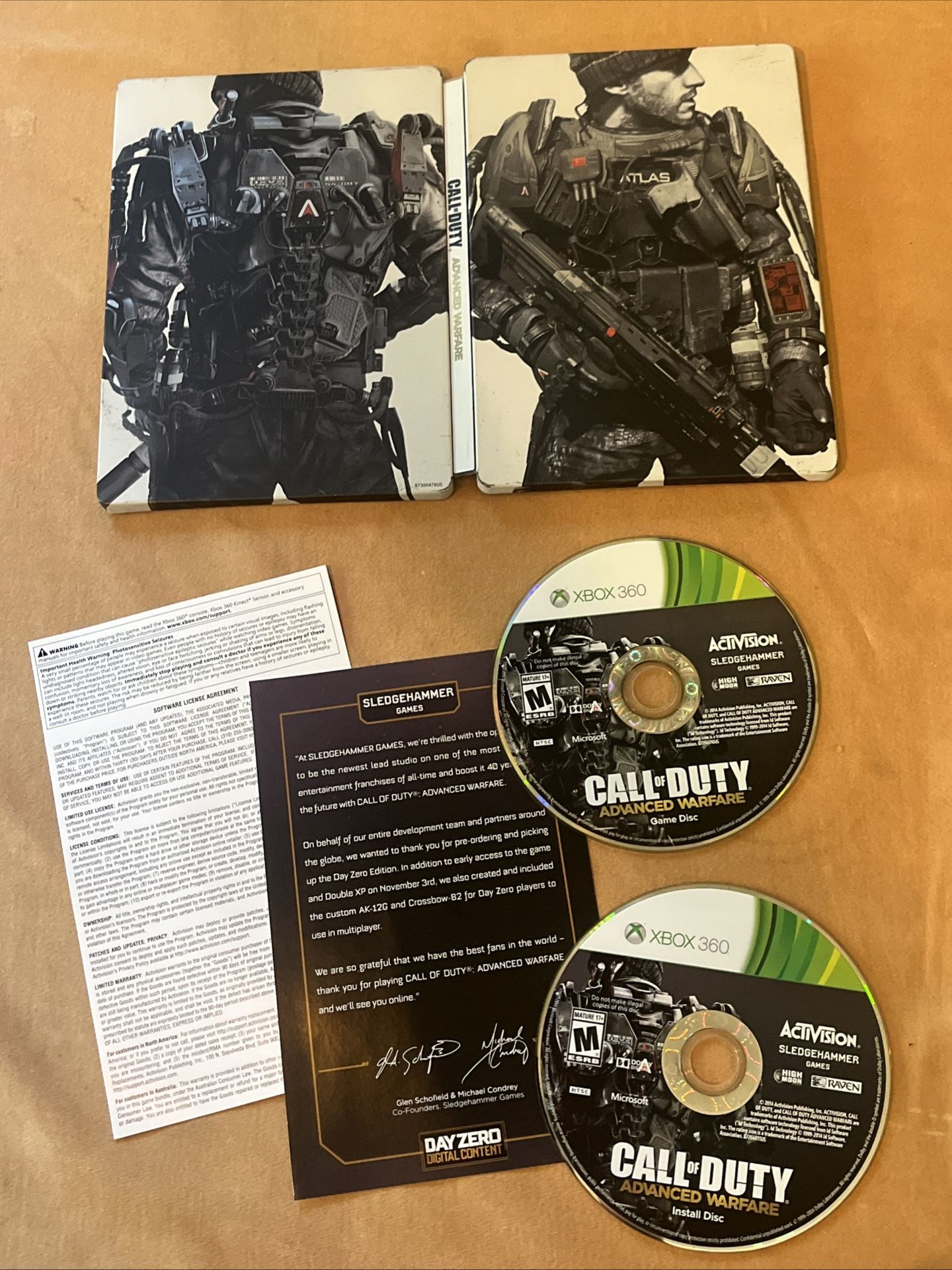 Call of Duty Advanced Warfare Xbox 360 Steelbook