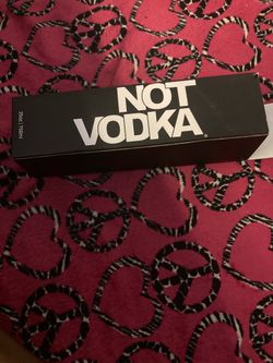 Not vodka water bottle
