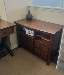 Chestnut printer/filing cabinet