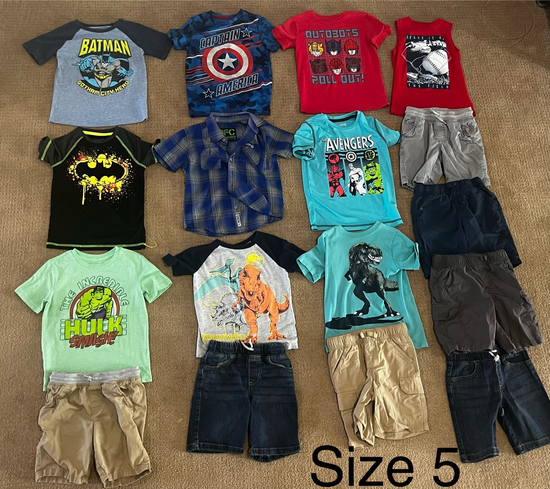 Boys Clothes Size 5