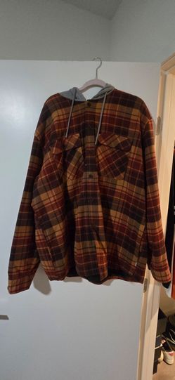 Into the am. Flannel Hoodie jacket