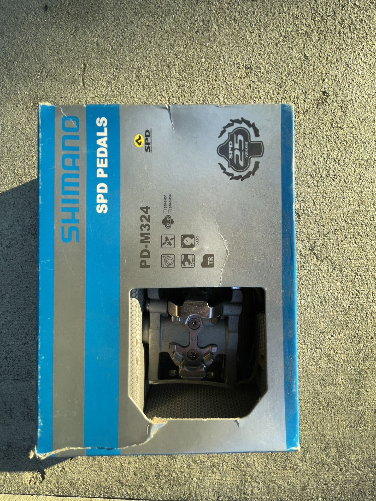 SHIMANO SPD Compatible Bike Pedals PD-M324 New In Box