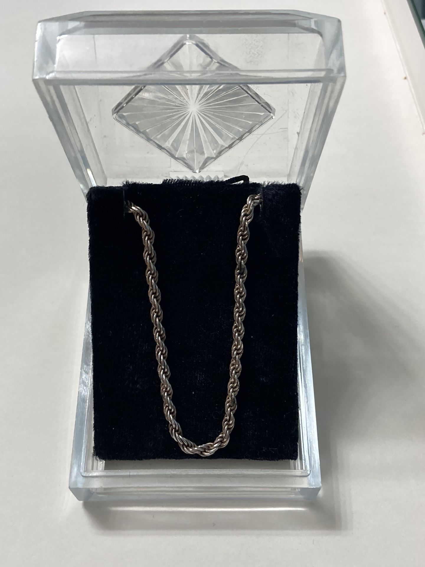 17” Sterling Silver Rope Chain