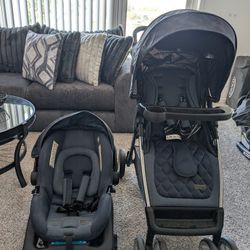 Monbébé Metro/ Safety 1st Infant Car Seat And Stroller Combo