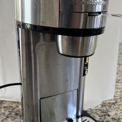 Hamilton Beach - Single Serve Coffee Maker - Stainless Steel 
