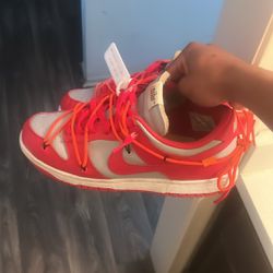 off white dunks size 10