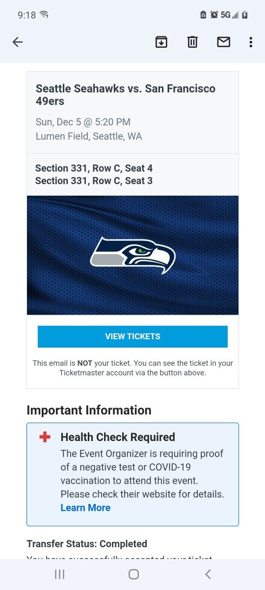 Seahawks Vs 49ers 