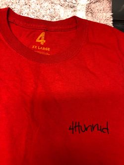 4Hunnid Red T-Shirt XXL