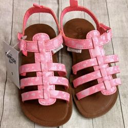 OshKosh B'Gosh Kaydin Girl's Sandals Toddle Size 8