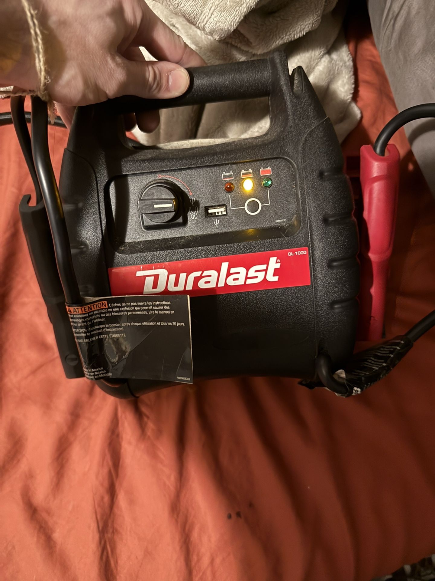 Duralast 800 Amps Portable Battery Jump Starter DL-800