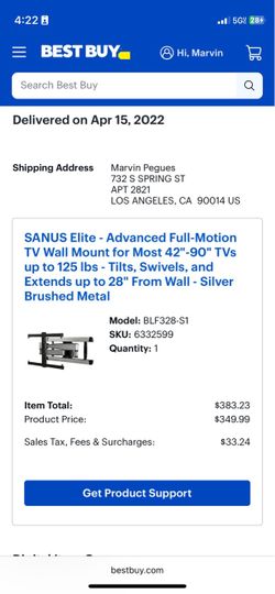 Full-Motion TV Mount