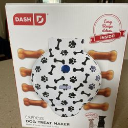 Dash Express Dog treat Maker 8 Bones - New In Box