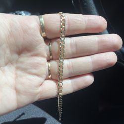 10k Cuban Bracelet 