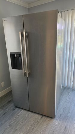 LG Standard Depth side by side fridge
