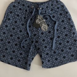 Chrome heart shorts
