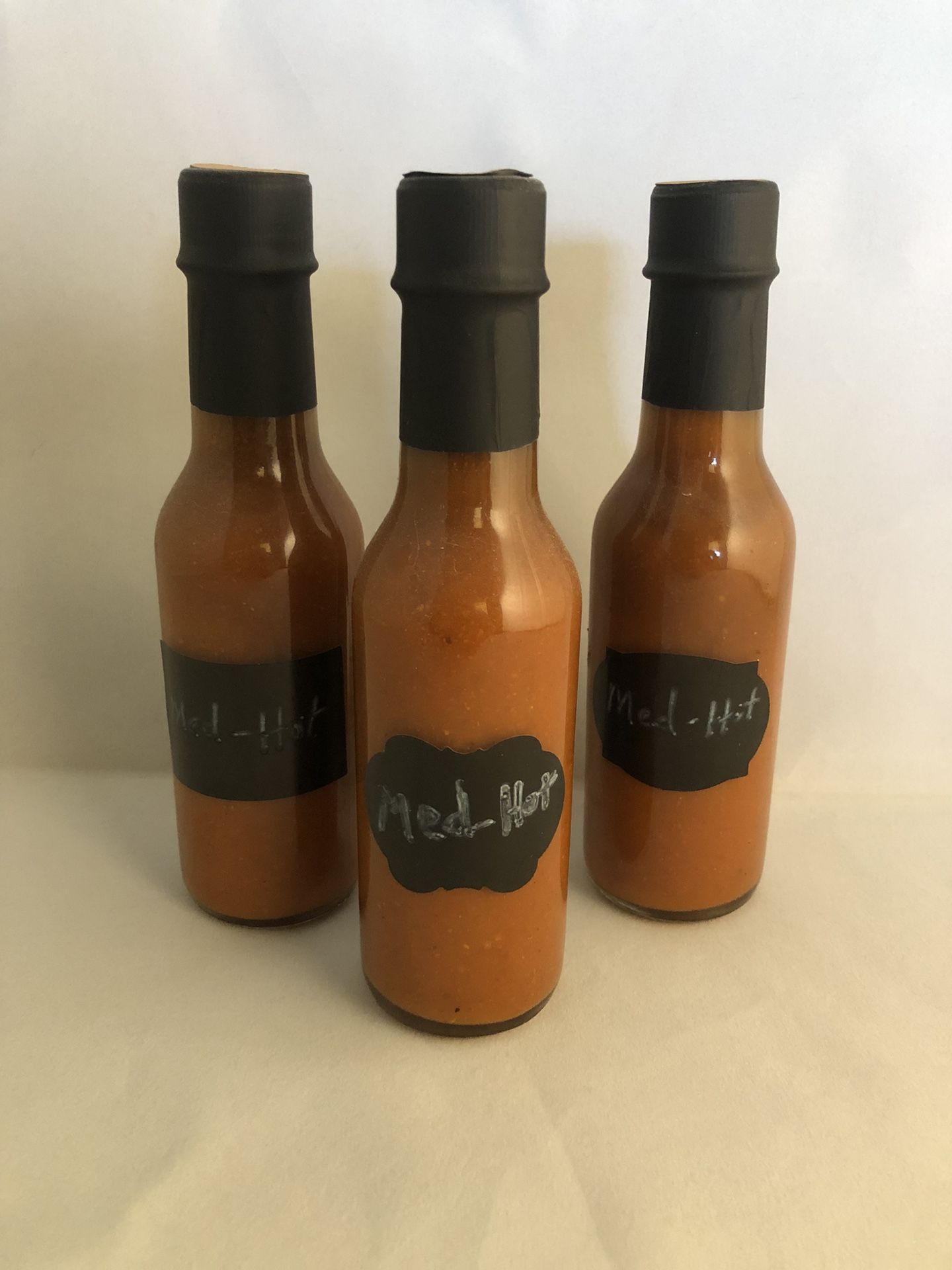 Home Made Medium Hot Heat Hot Sauce
