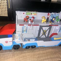 Paw Patrol Bus and toys