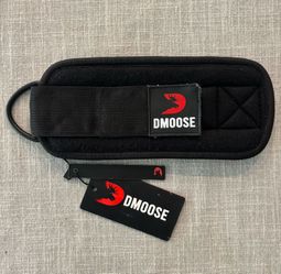 DMoose Ankle Strap for Cable Machines  Adjustable Gym Ankle Cuffs Black