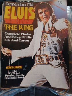 Vintage  1977 Elvis magazine.