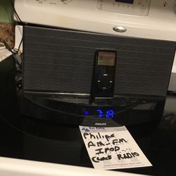 Philips am/fm ipod radio