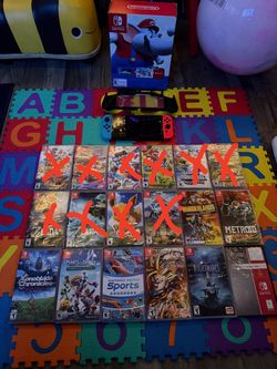 Nintendo Switch Bundle with 8 Games