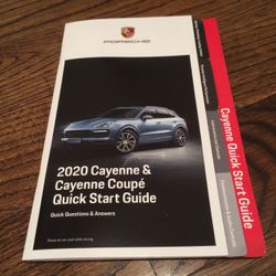 **Genuine OEM Porsche Cayenne Quick Start Guide BRAND NEW NEVER USED For Sale