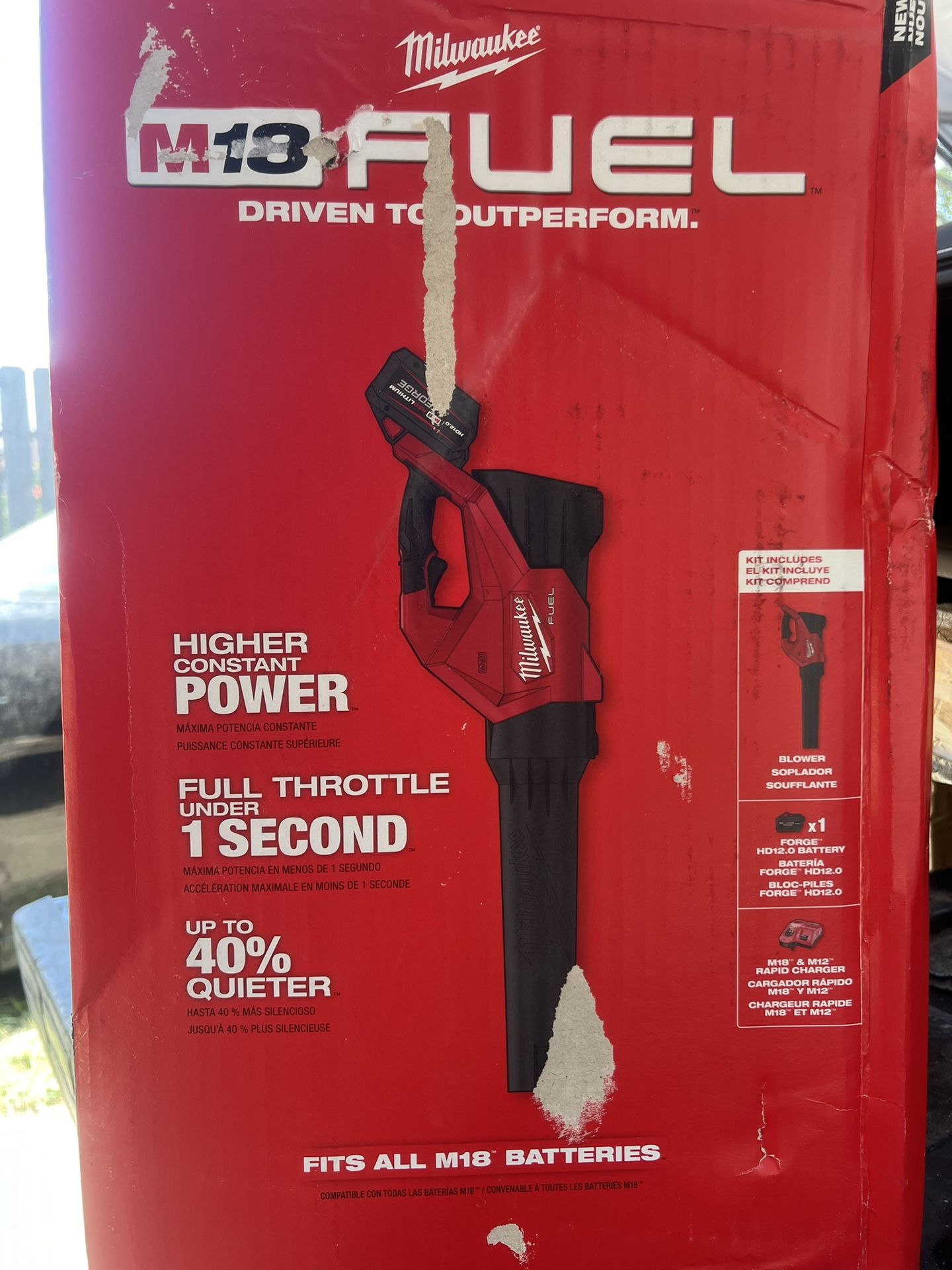 Milwaukee M18 FUEL 120 MPH 500 CFM 18V Brushless Cordless Battery Powered Leaf Blower (tool Only)