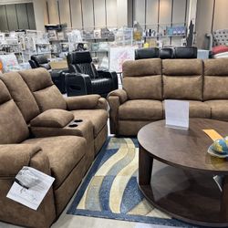 $988 High Quality Durable Recliner Sofa And Loveseat 